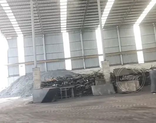 為陶瓷廠煤氣站安裝100+個(gè)高壓噴霧頭！Dejing的凈?除臭顯實(shí)力！